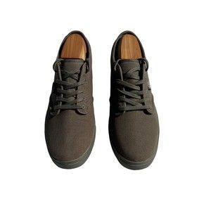 Vans womens green canvas shoes size 11